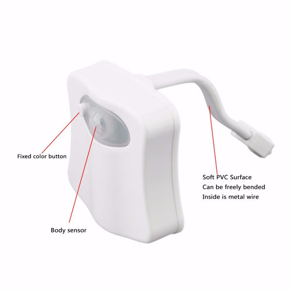 LED lampadina da notte per WC: 1+1GRATIS